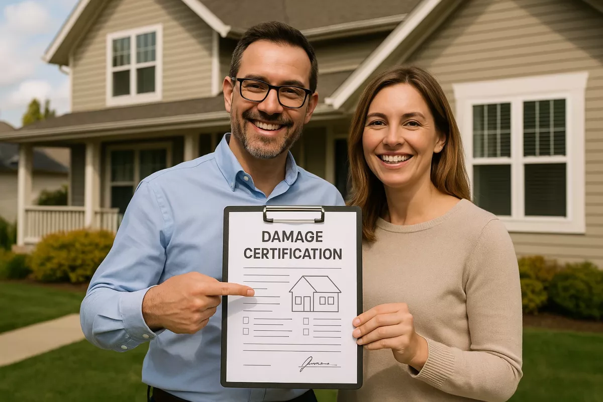Obtaining Damage Certification for Insurance or Disclosure Clarity